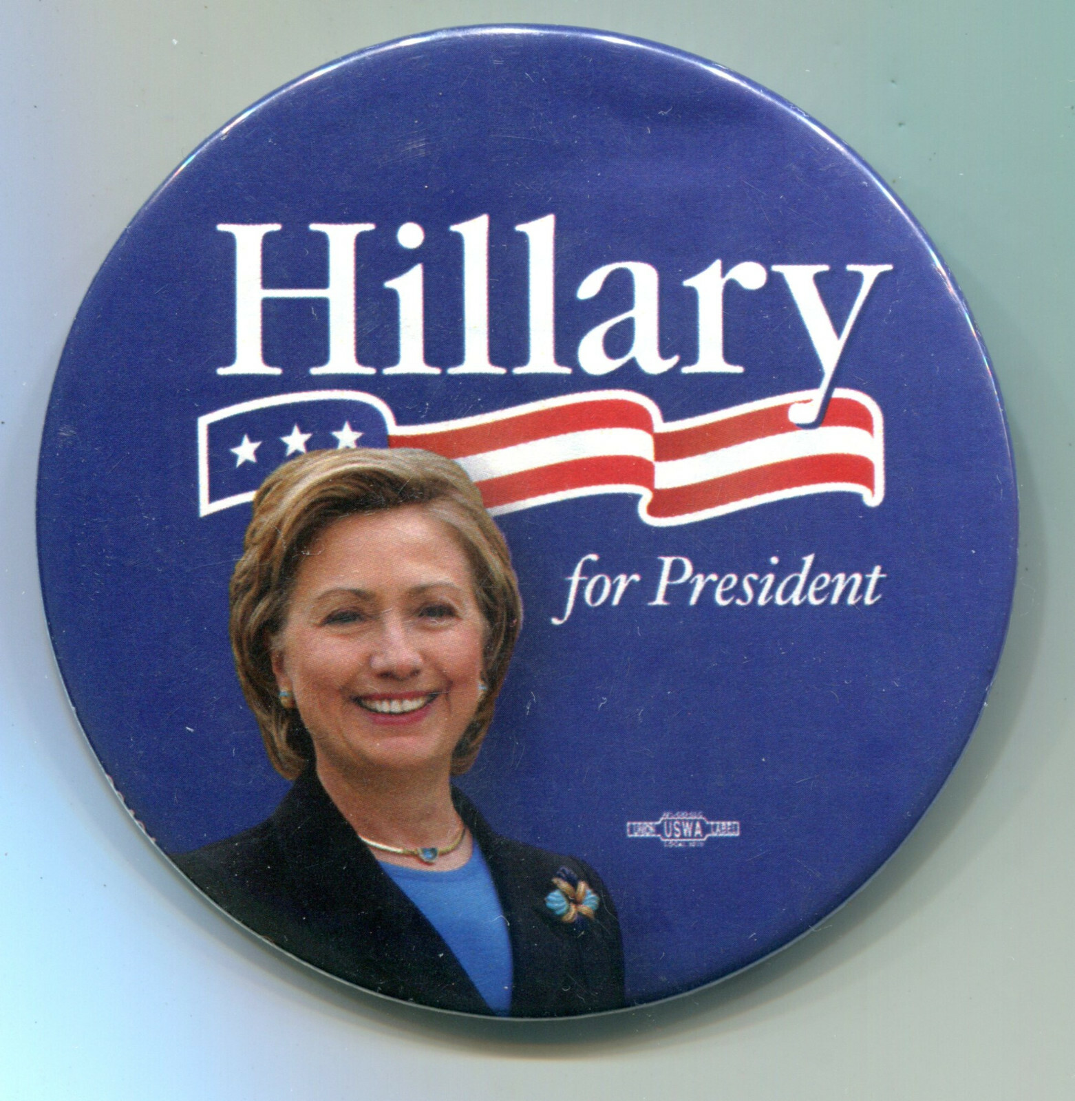4 Hillary Clinton Pinback Buttons
