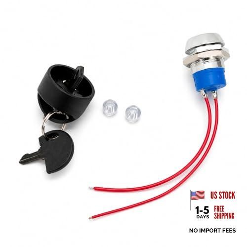 Replacement Ignition Switch with Key for Mobility Scooters - Includes Easy 5