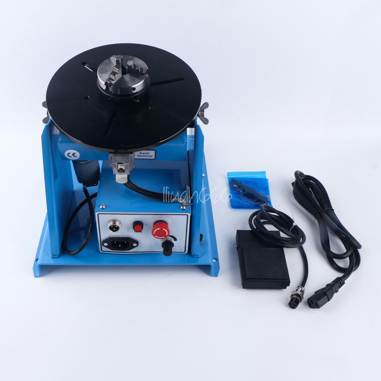 ONE 1-12RPM 10KG Light Duty Welding Turntable Positioner with 65mm Chuck HD-10