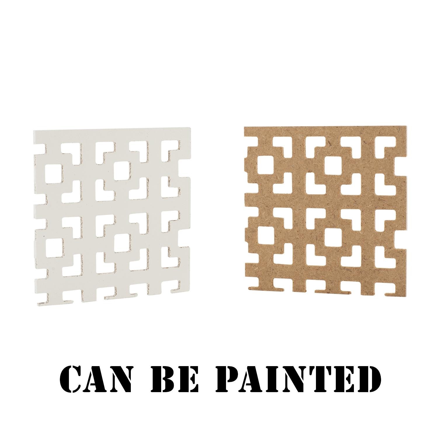 Outwater 6' x 2' Unfinished Decorative MDF Cabinet Panel Insert 30% Open