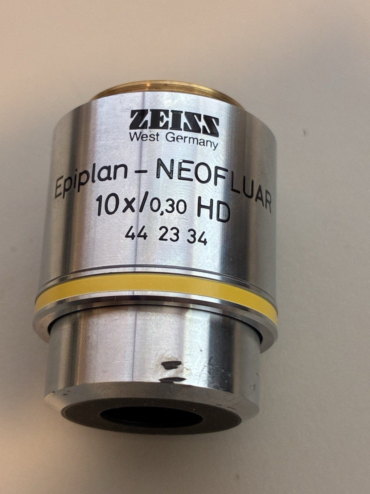 ZEISS 44 23 34 Epiplan-Neofluar Microscope Objective Lens 10x/0.30 Inf/0 HD M27