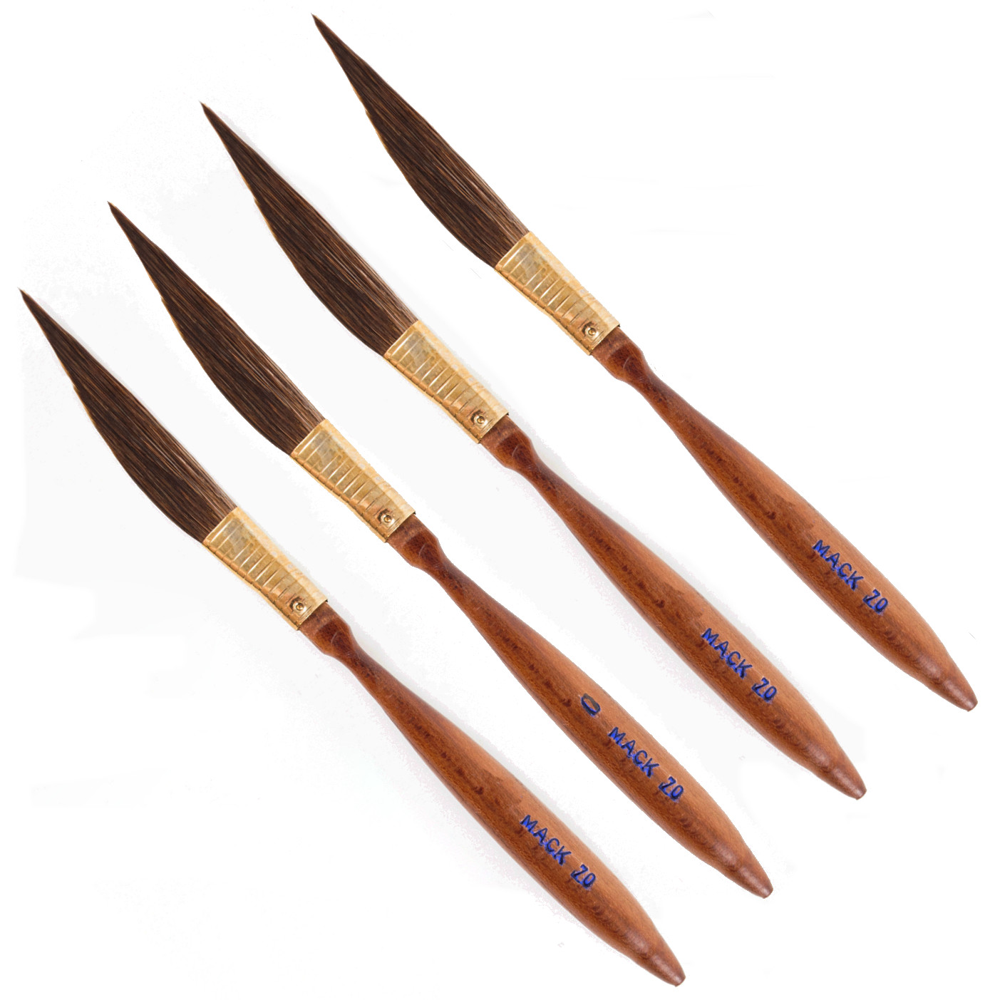 Mack Series 70 Mixed Hair Striper Pinstriping Paint Brush Sizes #00-#2 OR Set