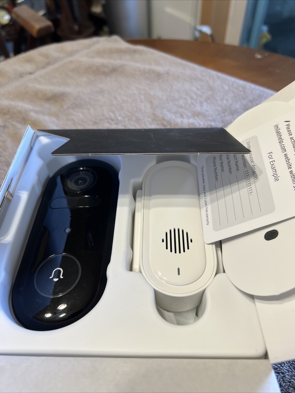 IMILAB Video Doorbell Set Battery Powered
