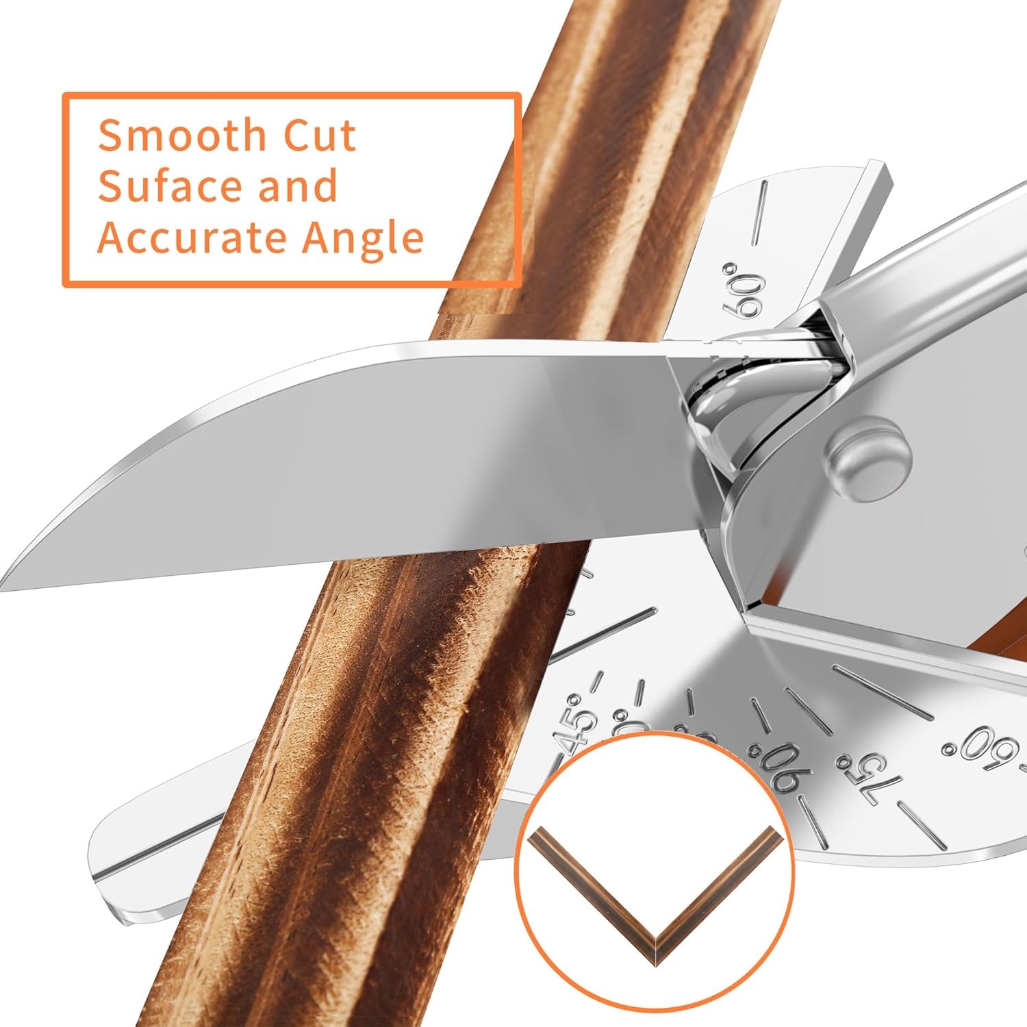 GARTOL Miter Shears, 45°-135° Adjustable Multi-Angle Cutter with 2 Blades