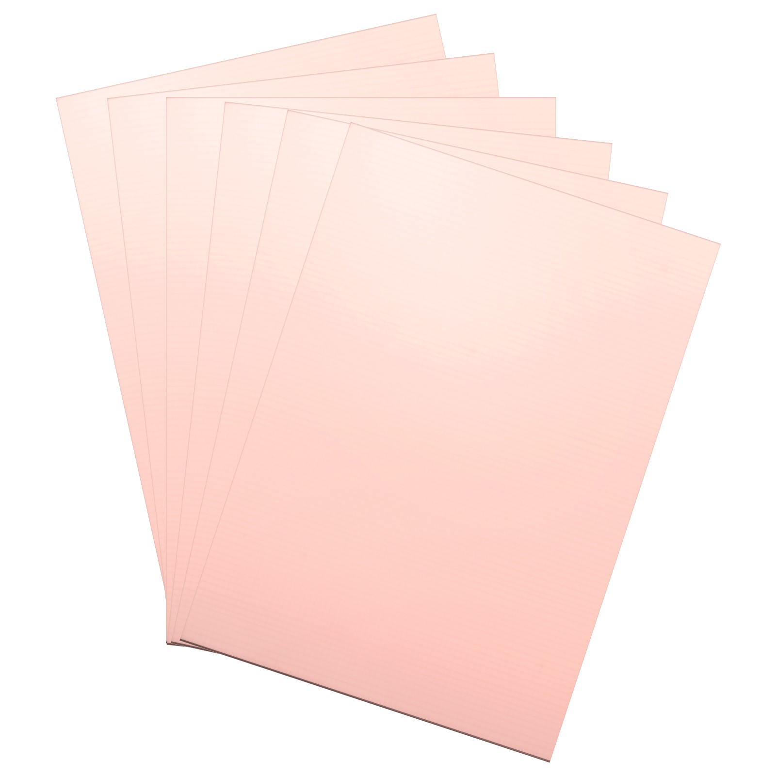 6Pcs Single Sided Copper Clad PCB Boards, FR-4 Fiberglass, 70 x 50 x 1mm
