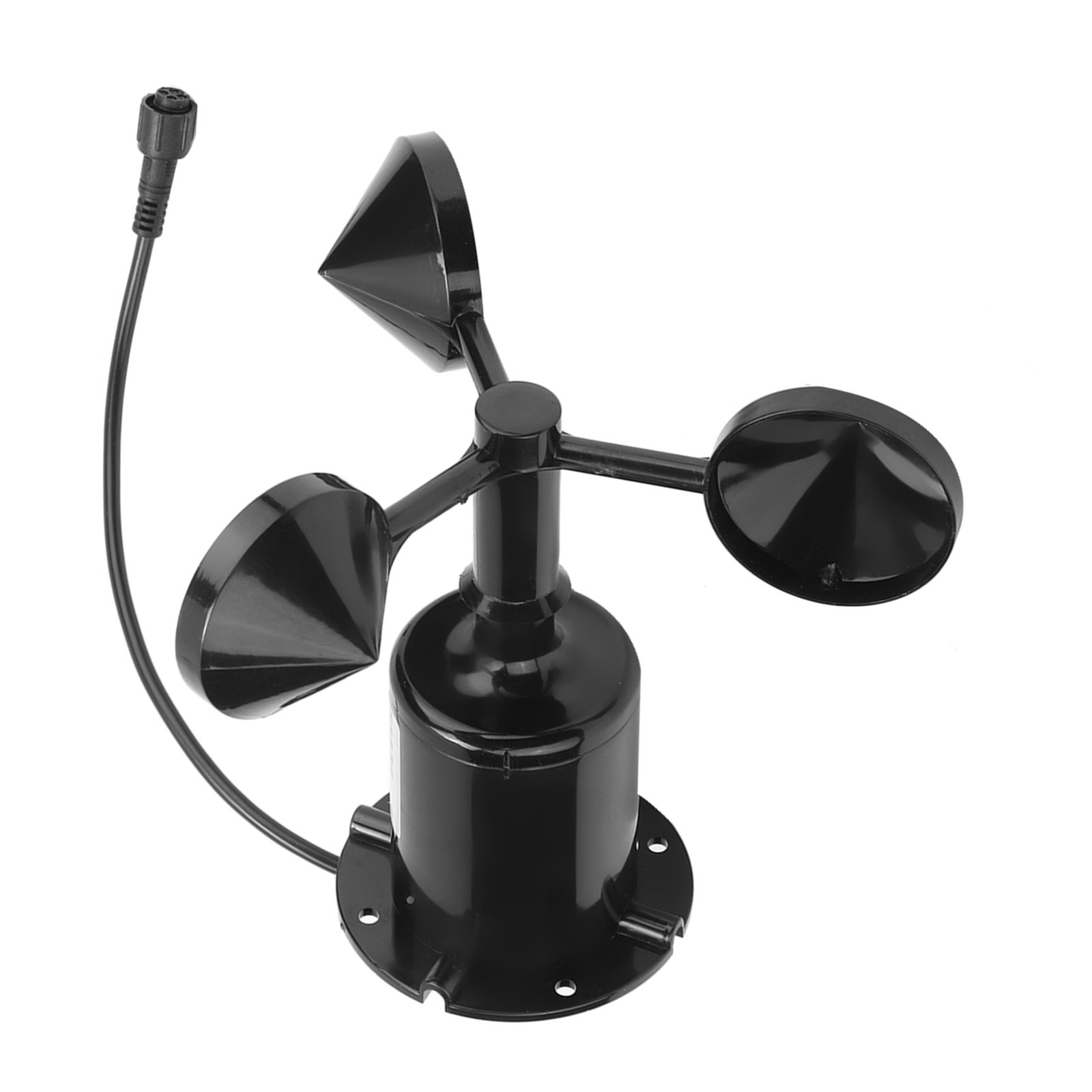 Environment Anemometer Output Pulse Type Three Cups Wind Speed Sensor