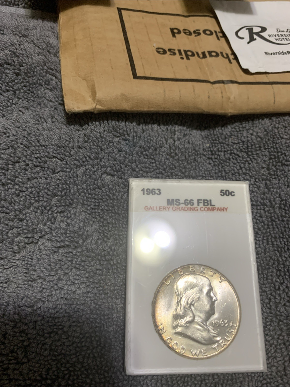 1963 MS66 FBL - Franklin Half Dollar