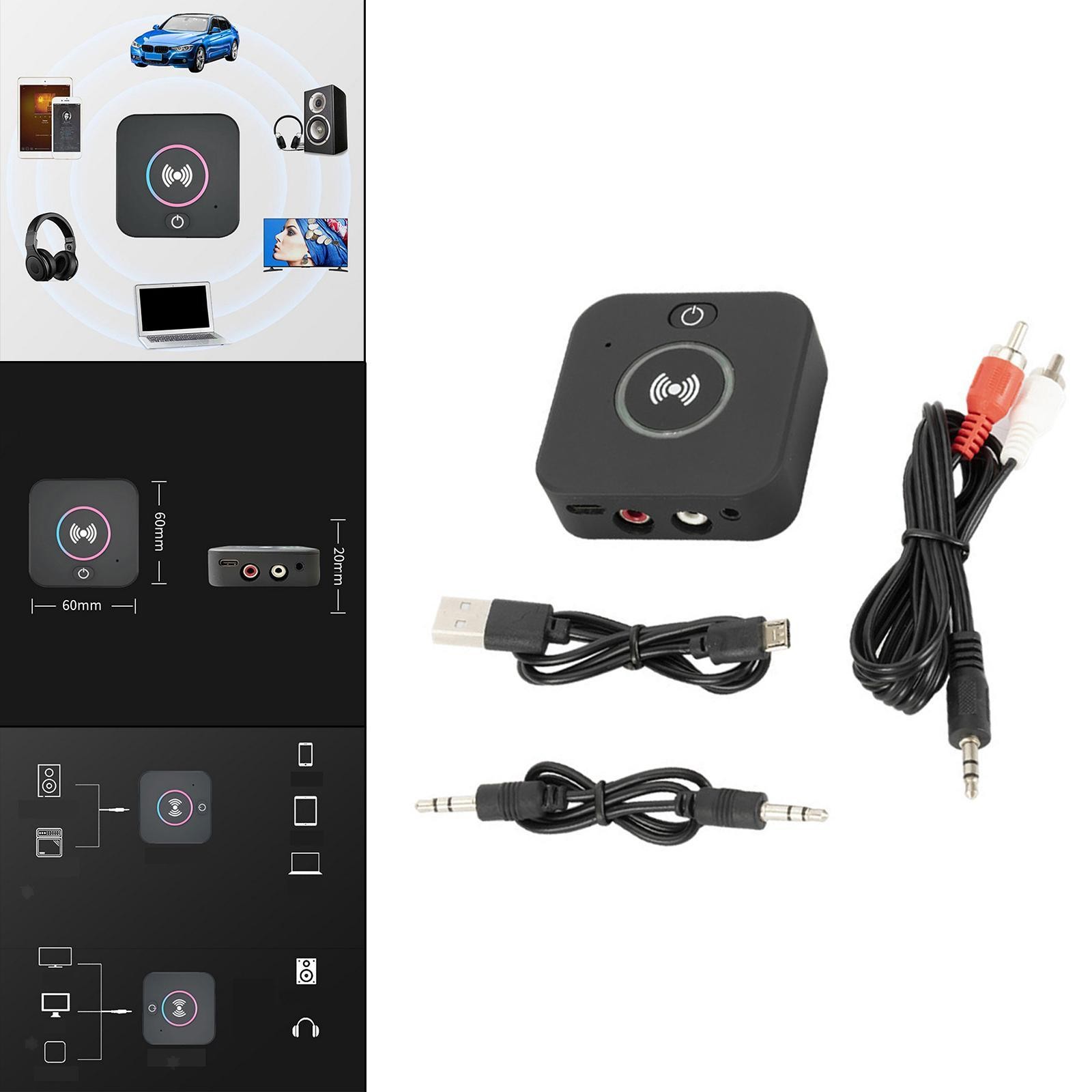5.0 Receiver Aux Adapter 3.5mm AUX Low Latency
