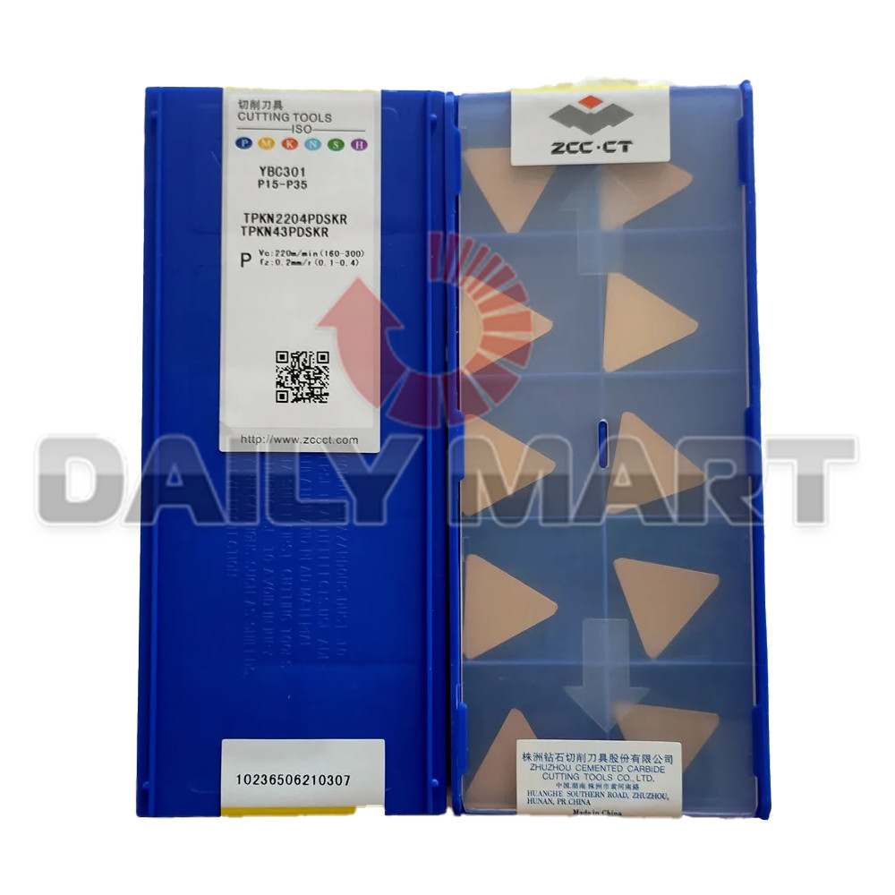 10PCS/New In Box ZCCCT TPKN2204PDSKR YBC301 CNC Blade