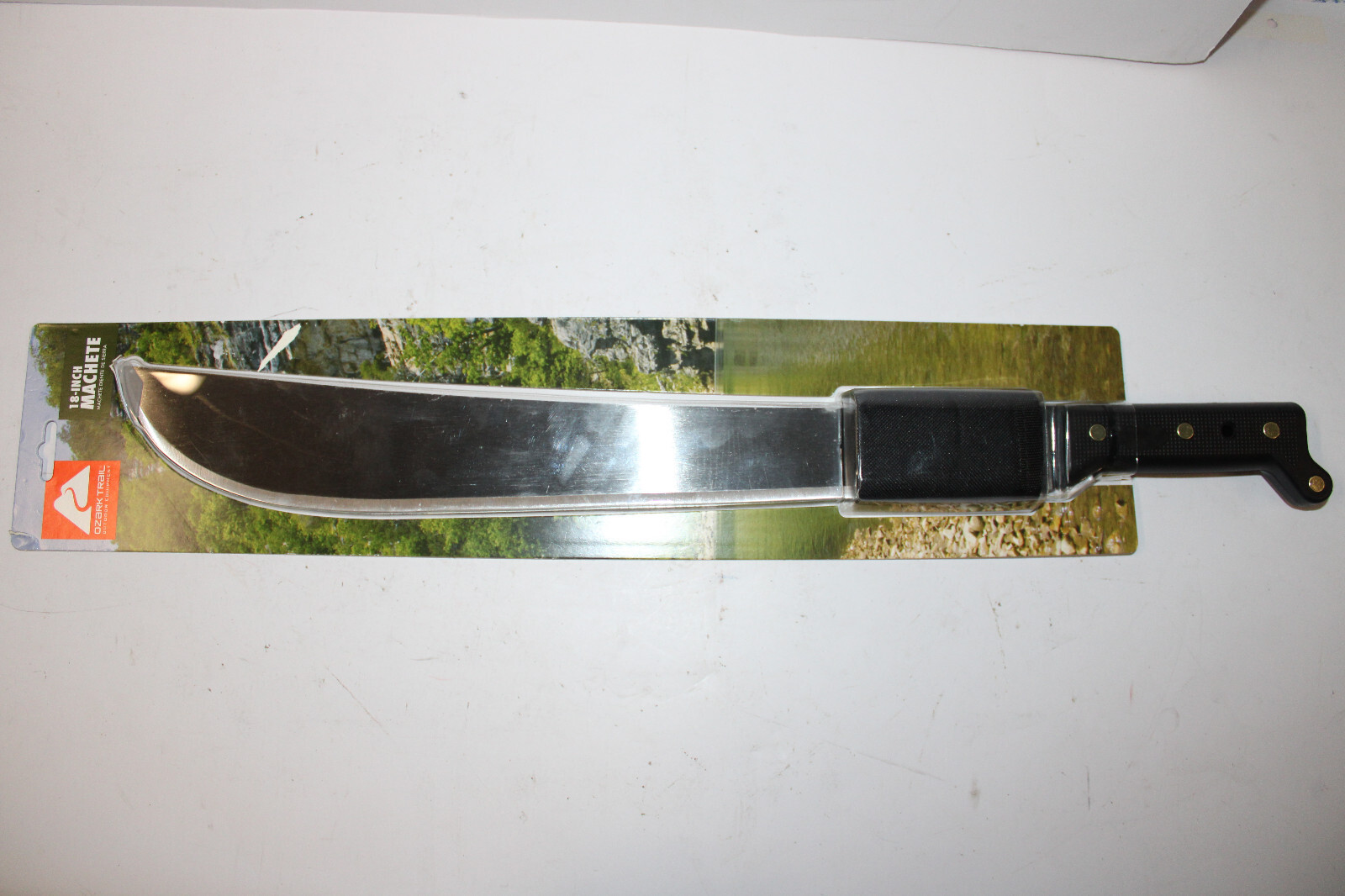 New Ozark Trail Machete 18 " & Sheath No Slip Grip Outdoors Camp Knife AO4064499