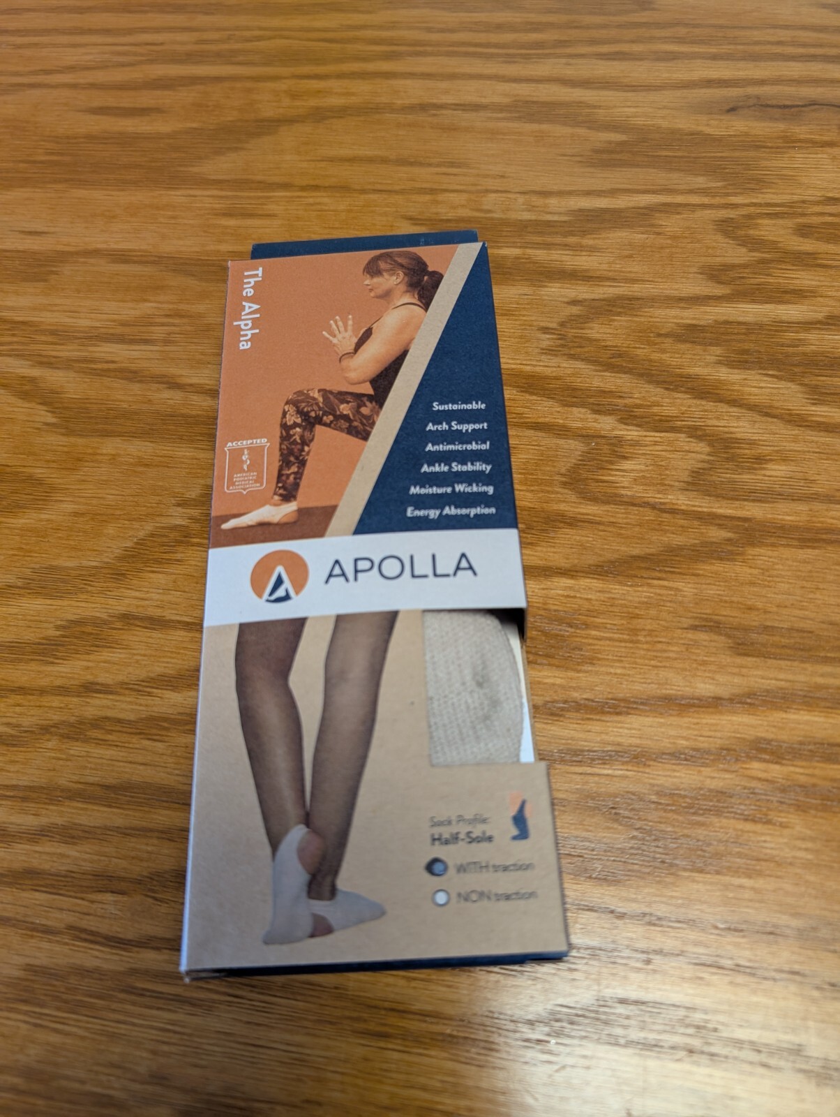 Apolla The Alpha Half Sole Socks Traction Women Dance Yoga Pilates