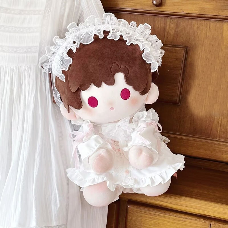 For 40cm Plush Doll Dress Hairband Pants Dress Up Clothing sets