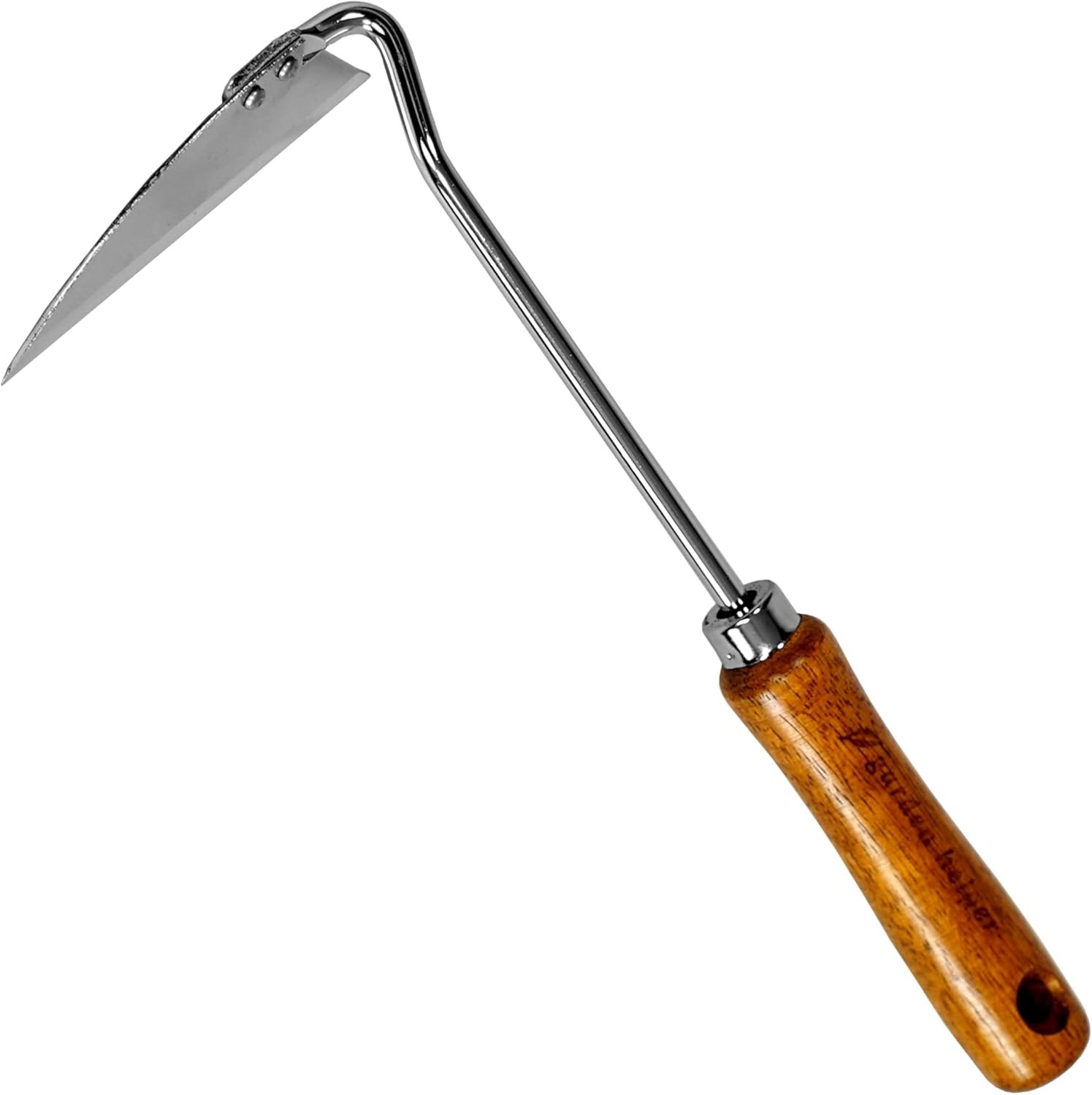 Japanese Weeding Tool Nejiri Gama Hoe Sharp Brown