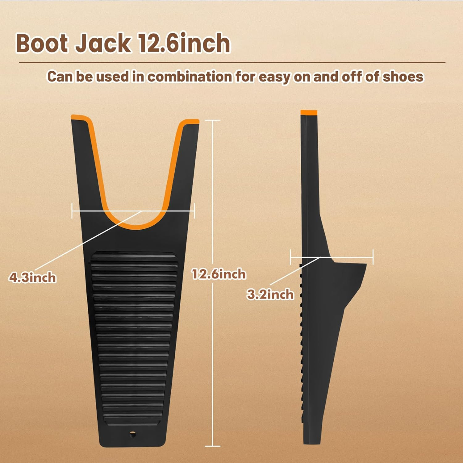 Boot Jack,Boot Remover for Cowboy Boots,Boot Puller Boot Hooks for Men Women Wor