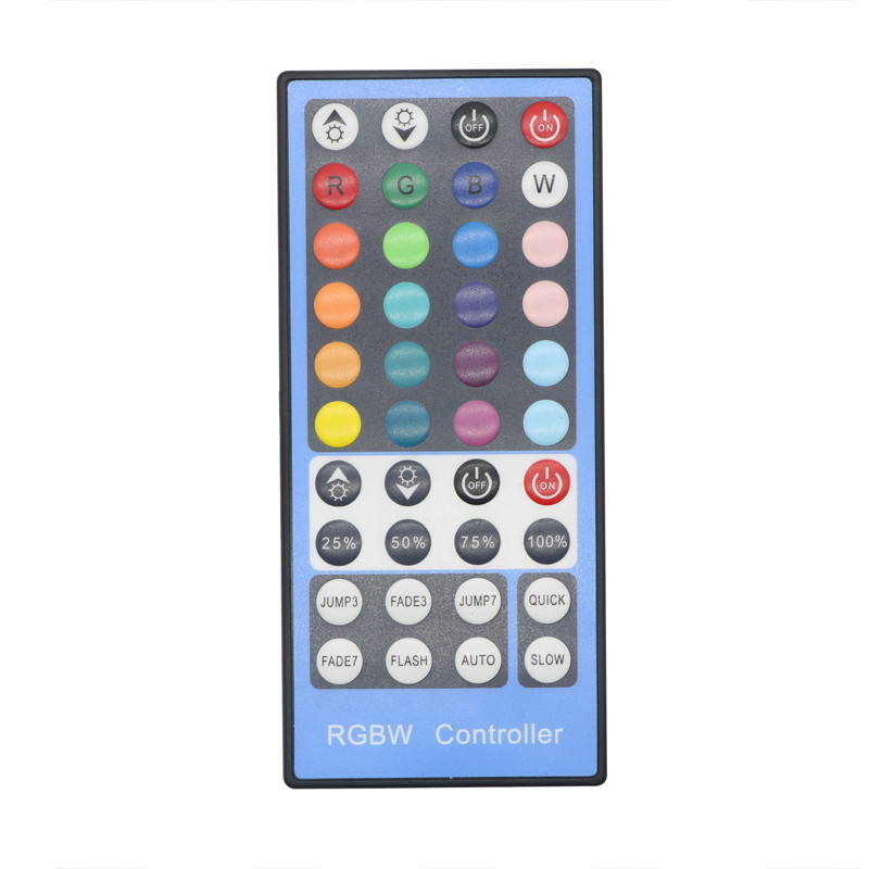 RGBW Controller 40 Keys IR Remote, DC12-24V Input For SMD 5050 LED Strip Light