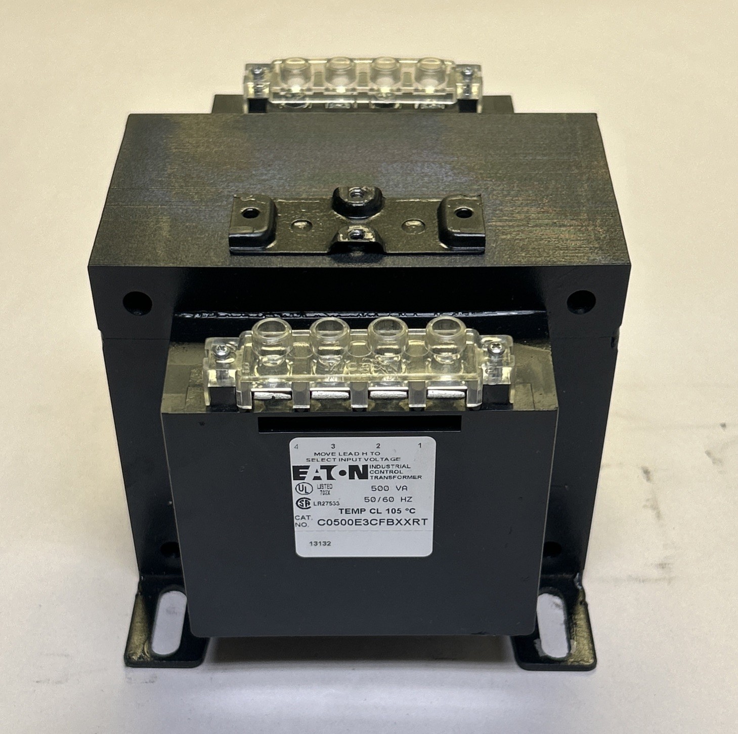 EATON,C0500E3CFBXXRT,INDUSTRIAL CONTROL TRANSFORMER 500VA 50/60HZ