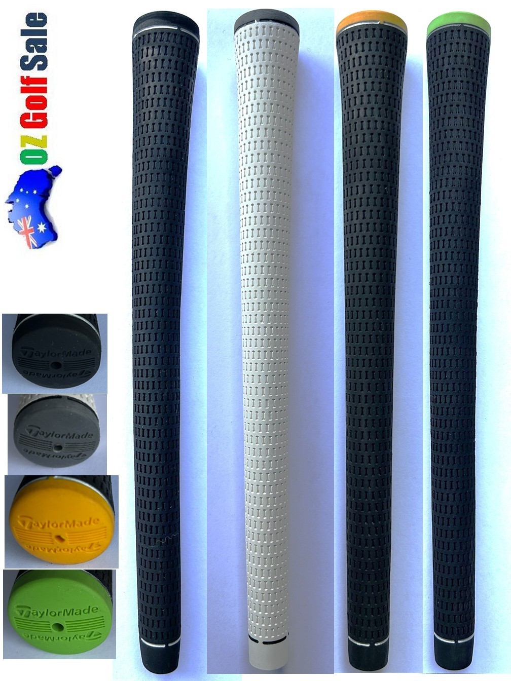 Taylormade .60R Standard Golf Rubber Grip - 4 Colors - 360 Style - No Body Logo