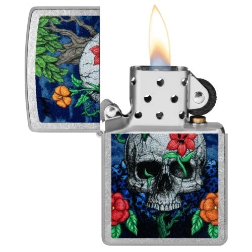 Skull Design Lighter – Made & Engraved USA 46939