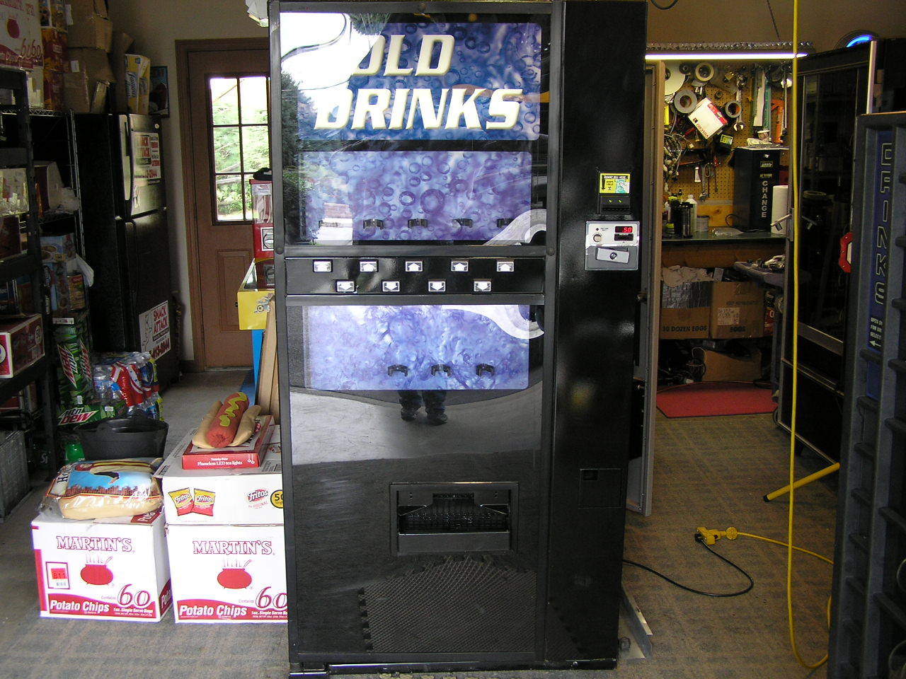 DIXIE NARCO VENDING MACHINE (2) "LIVE DISPLAY" / "COKE FRONT" SELECTION SWITCHES
