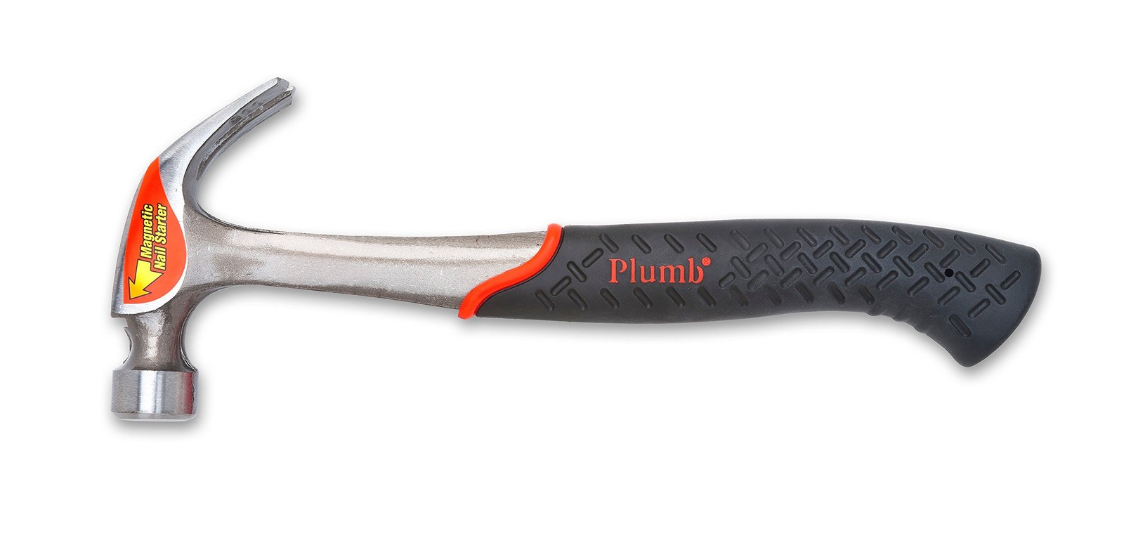 Plumb Premium 16 oz. Solid Steel Head & Handle, Curved Claw Hammer - SS16CN