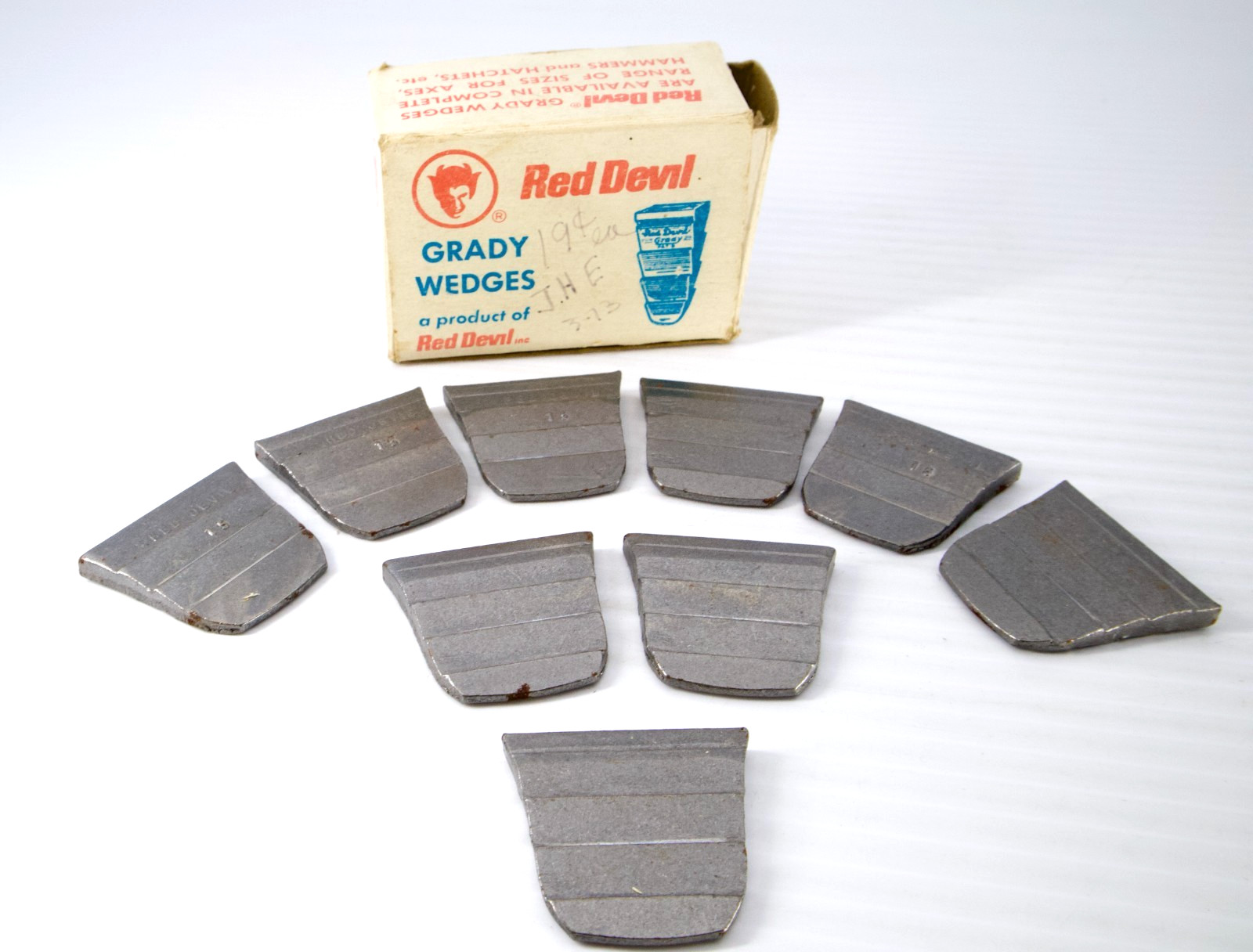 Nine Red Devil Grady Tool Handle Wedges Size 15  Axe Sledge Hammer Maul - 1/1/4"