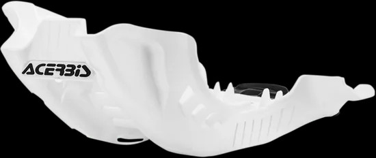 Acerbis Polypropylene Chassis Belly Skid Plate White Black KTM 250 SXF 19-22