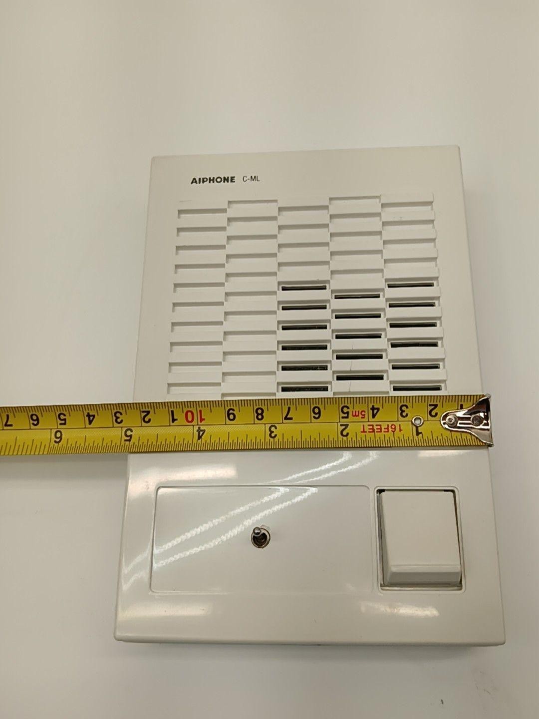 Aiphone C-ML/A Audio Intercom White Wall Mounted Battery DC 6V Indoor Unit