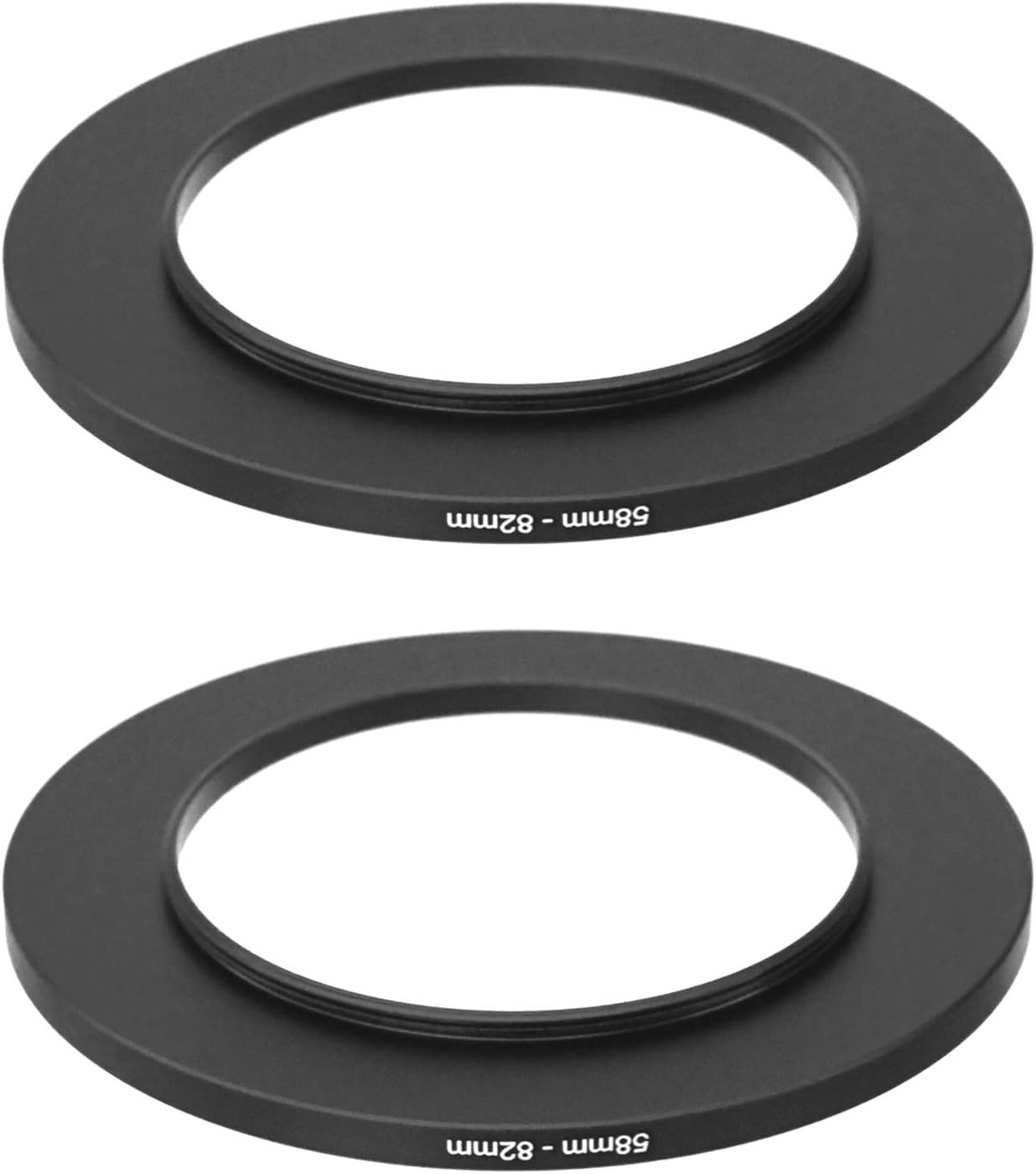 Fotasy Step Up Ring Adapter - 58mm to 82mm (2 Pcs)