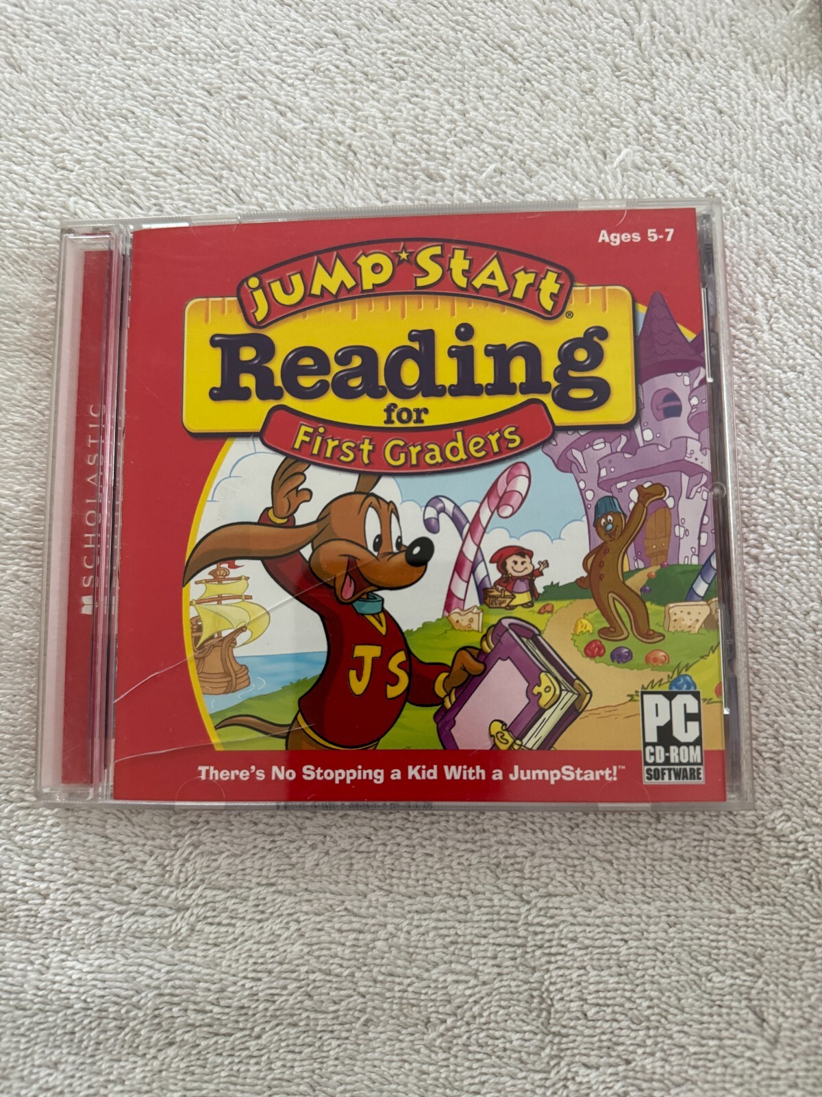 Jump Start Reading for First Graders CD-Rom Ages 5-7 - PAPER INSERTS NOT INCLUDE