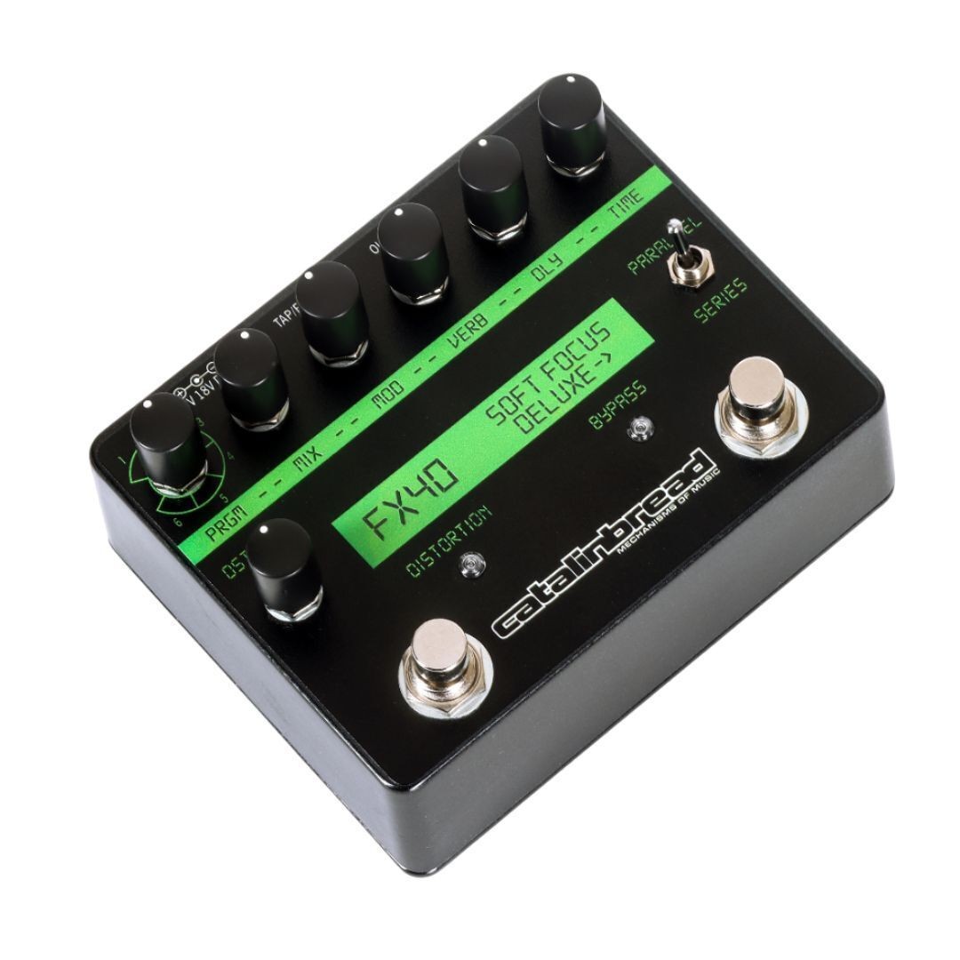 Catalinbread Soft Focus Deluxe Multi Effects Black Reverb Guitar Pedal