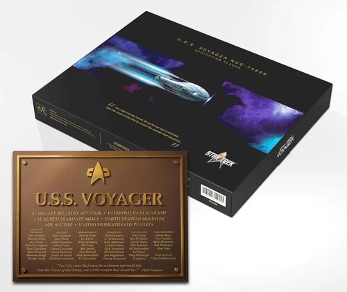 Star Trek - Resin Dedication Plaque - USS Voyager NCC-74656 [New Toy] Collecti