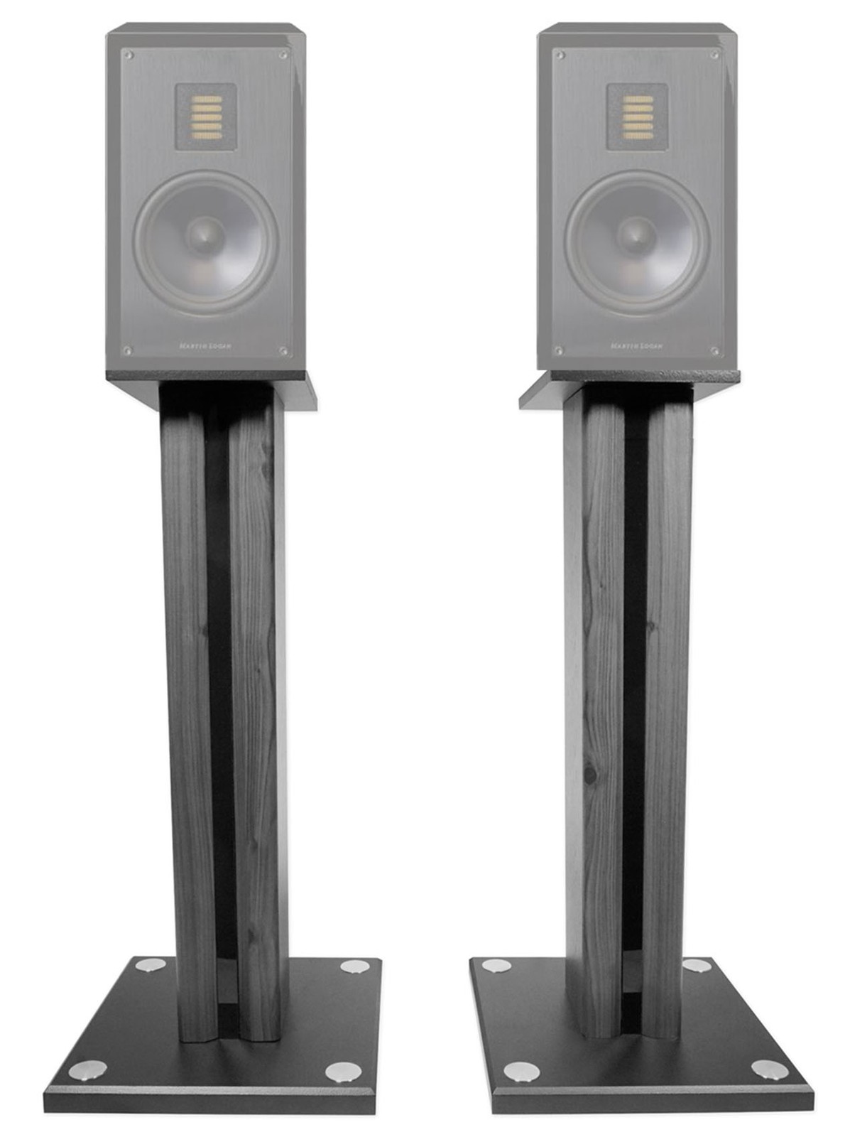 Pair 26" Bookshelf Speaker Stands For Pair MartinLogan LX16 Bookshelf Speakers