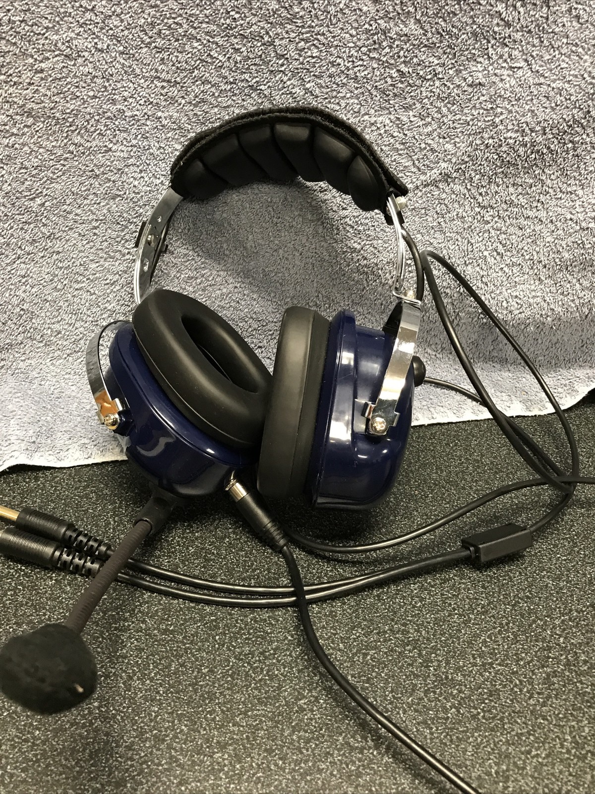 Dual Plug Aviation Headset