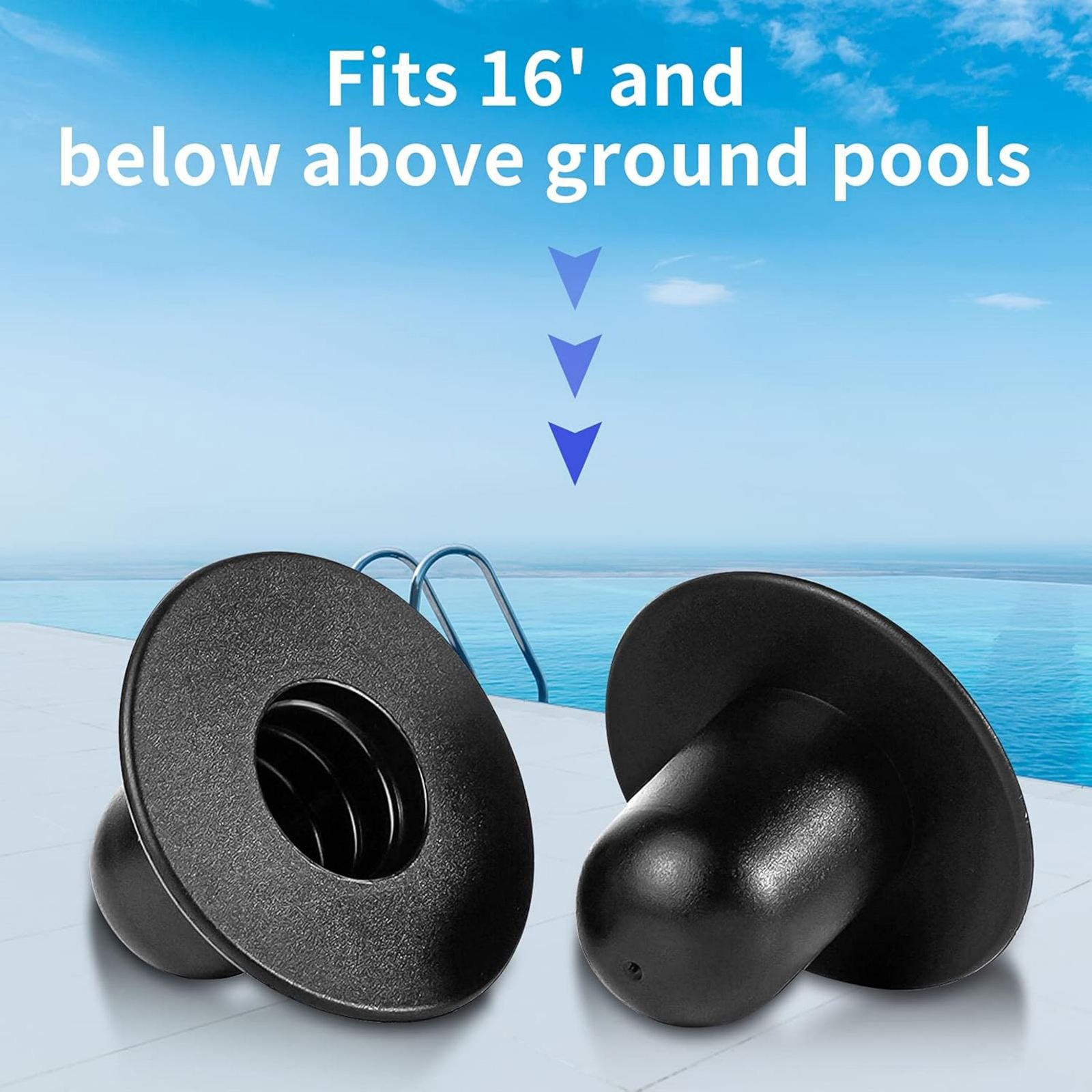4 PCS Swimming Pool Pump Strainer Hole Plug Replacement For Intex Swimming Pool