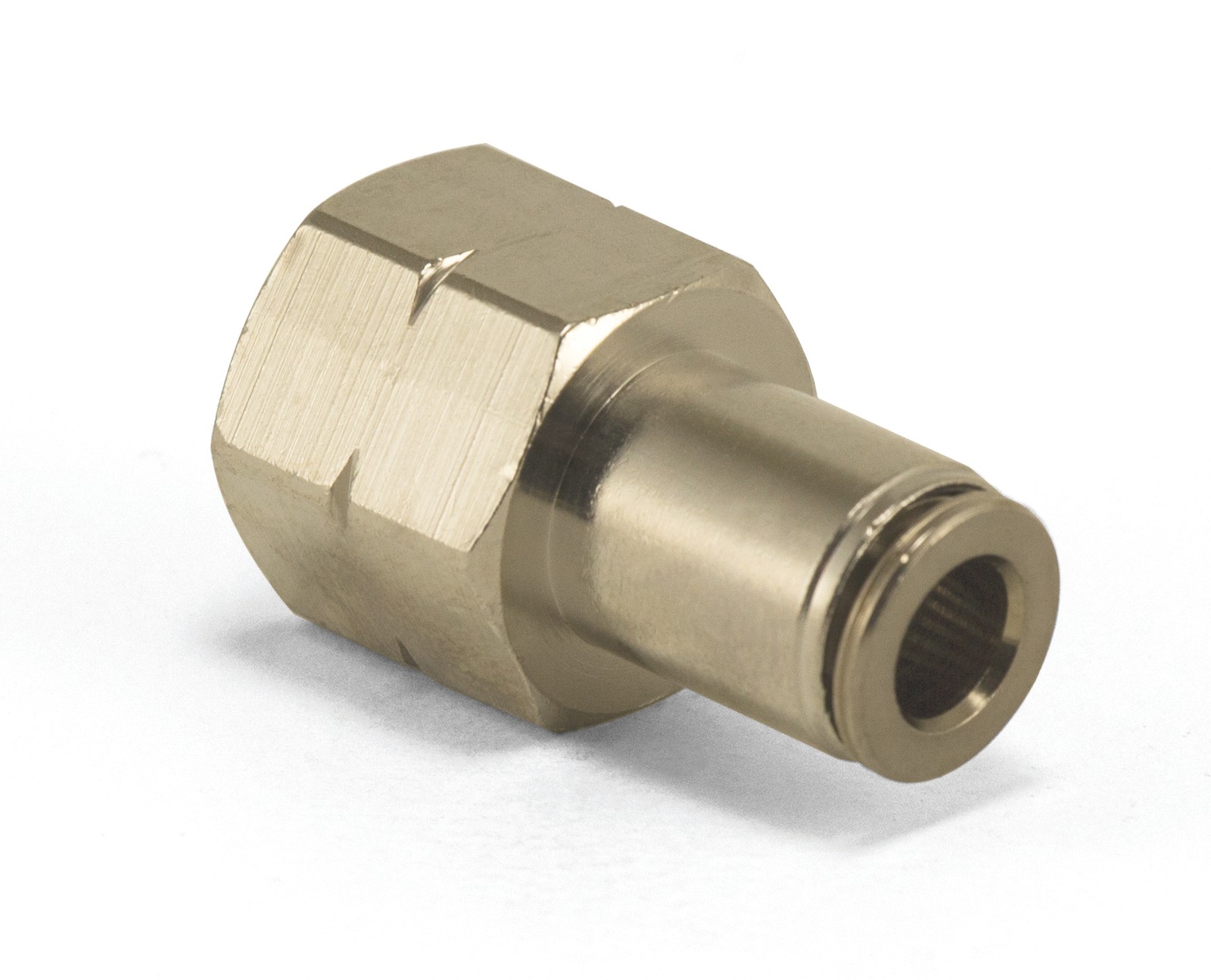 Air Lift for Straight Female - 1/4in FNPT X 1/4in PTC 21810
