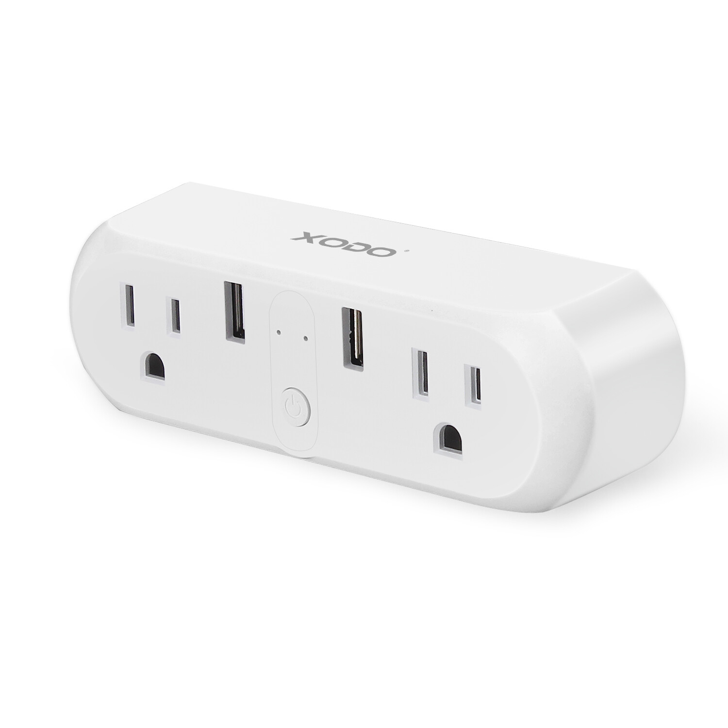 XODO WiFi Smart Plug Power Switch, 2 Outlet 2 USB Alexa Echo Smart Home 2-Pack