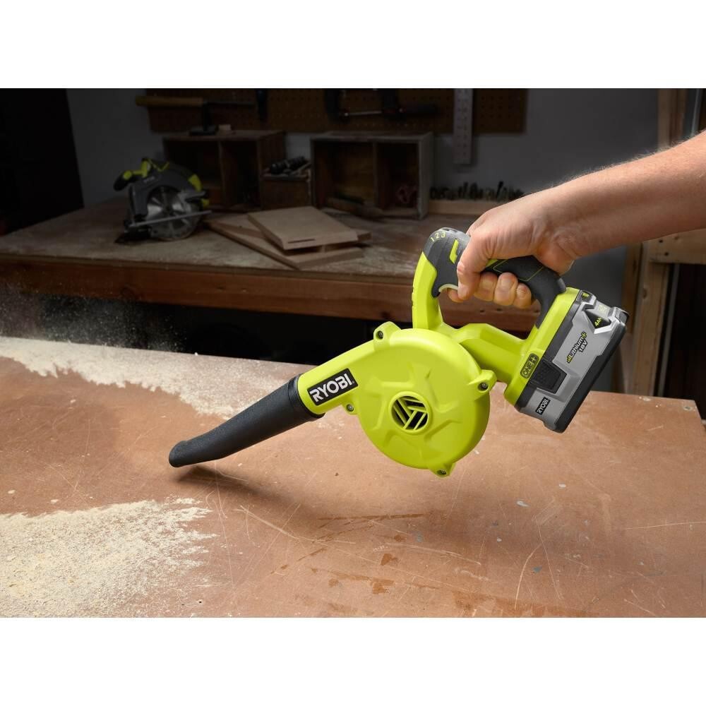 New Ryobi P755 - 18V ONE+ Cordless Compact Workshop Blower (Tool Only)