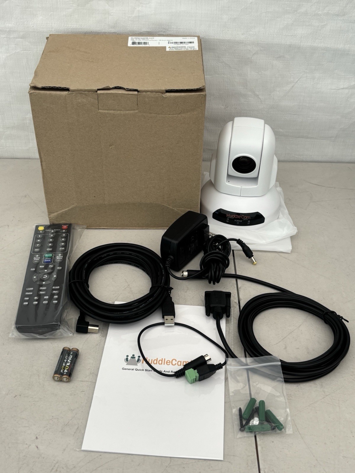 HUDDLECAM HC10X - USB2 - WH USB 2.0 Web Video Conference Camera NEW OPEN BOX