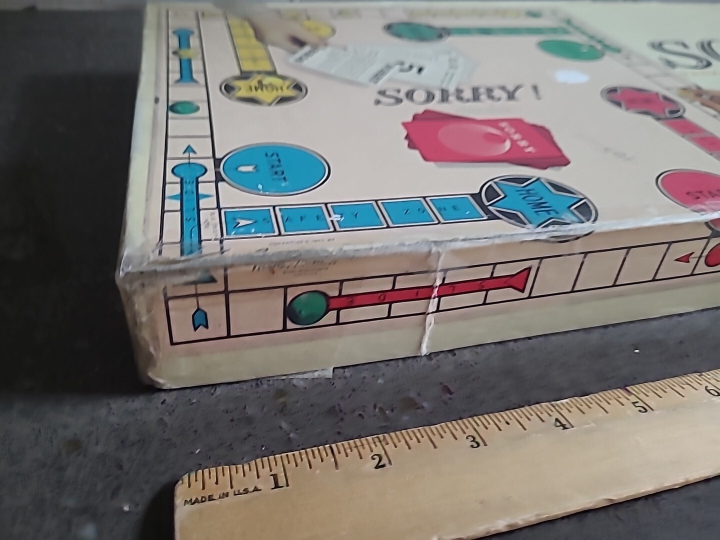 1964 SORRY Board Game Parker Brothers Complete Vintage Complete