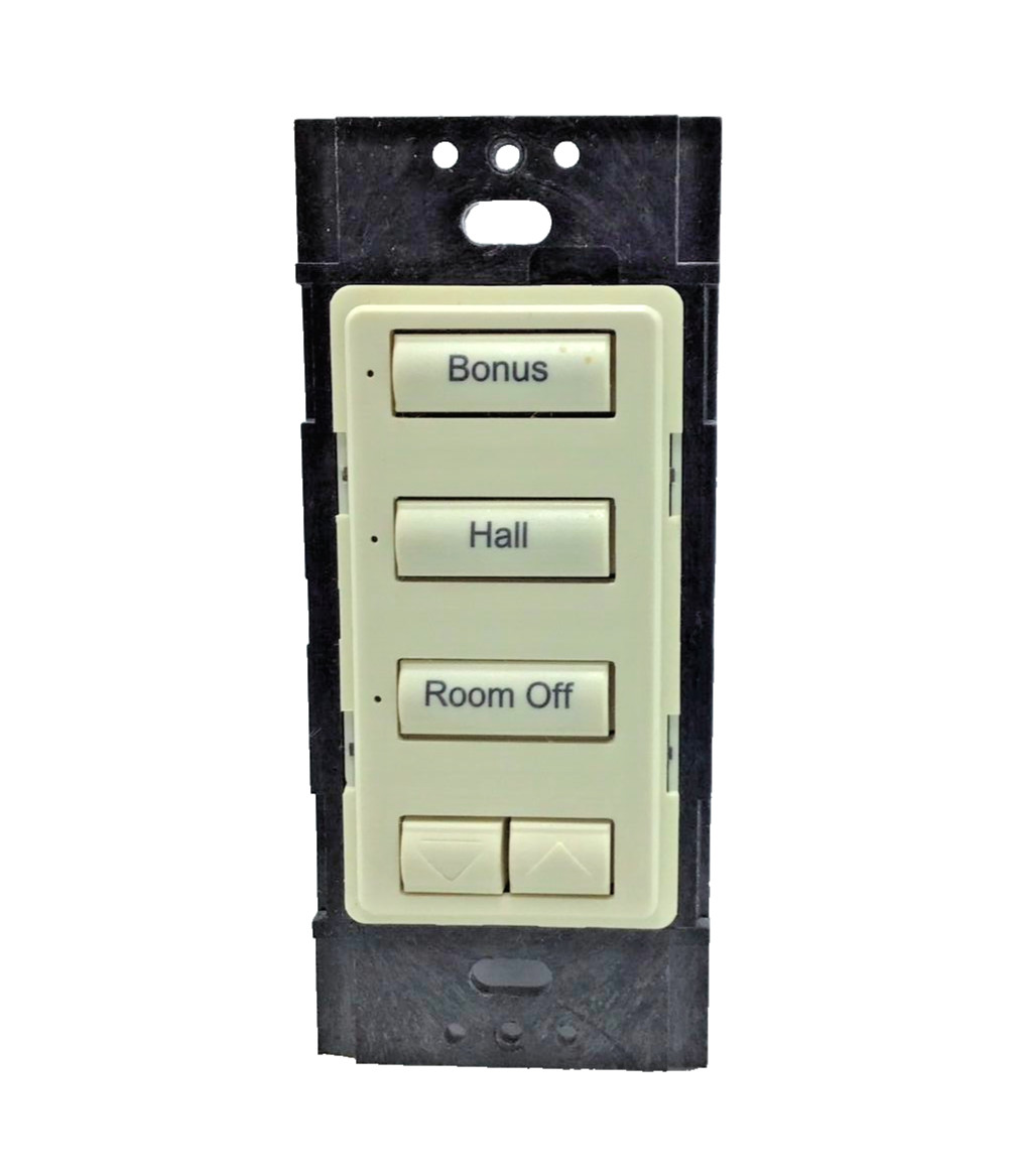 Lutron HomeWorks STWD-3BRL-LA Wired seeTouch Keypad
