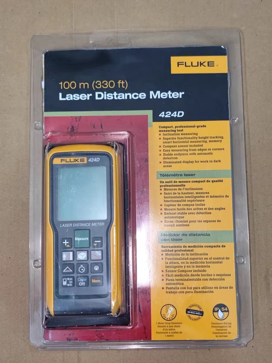 Fluke 424D Laser Distance Meter 100 m new UPS or FedEx