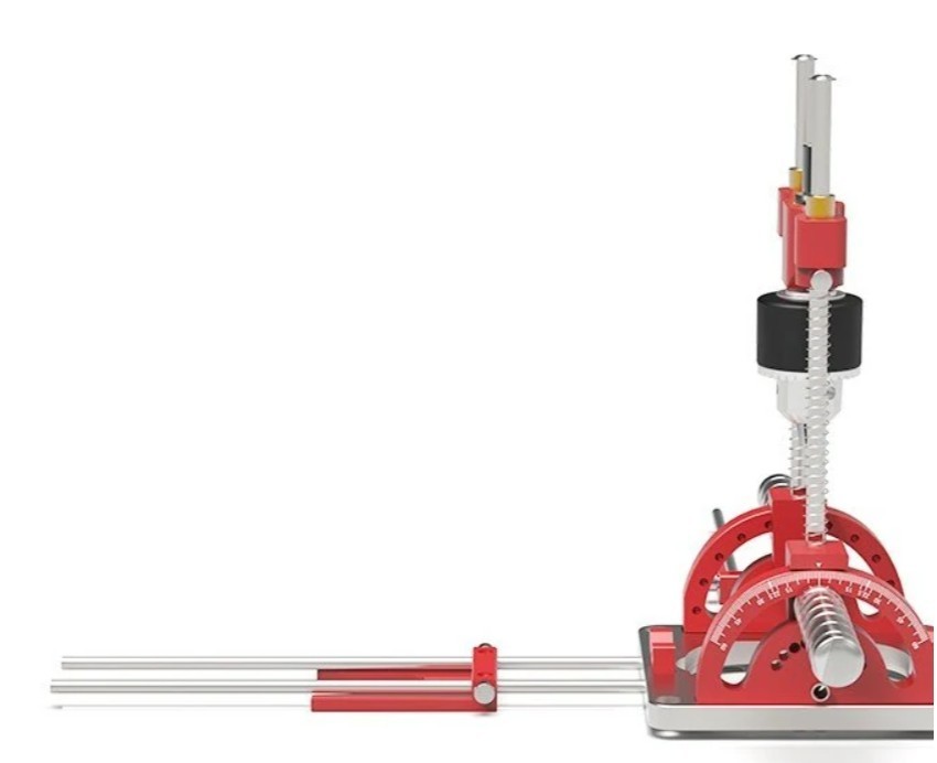 Upgraded Portable Multi Angle Drill Guide Adjustable 0-60° Precision Wood Joint