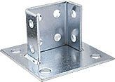 Phoenix Support Systems P200000EG 1/2" DBL CHN BSE PVC POST