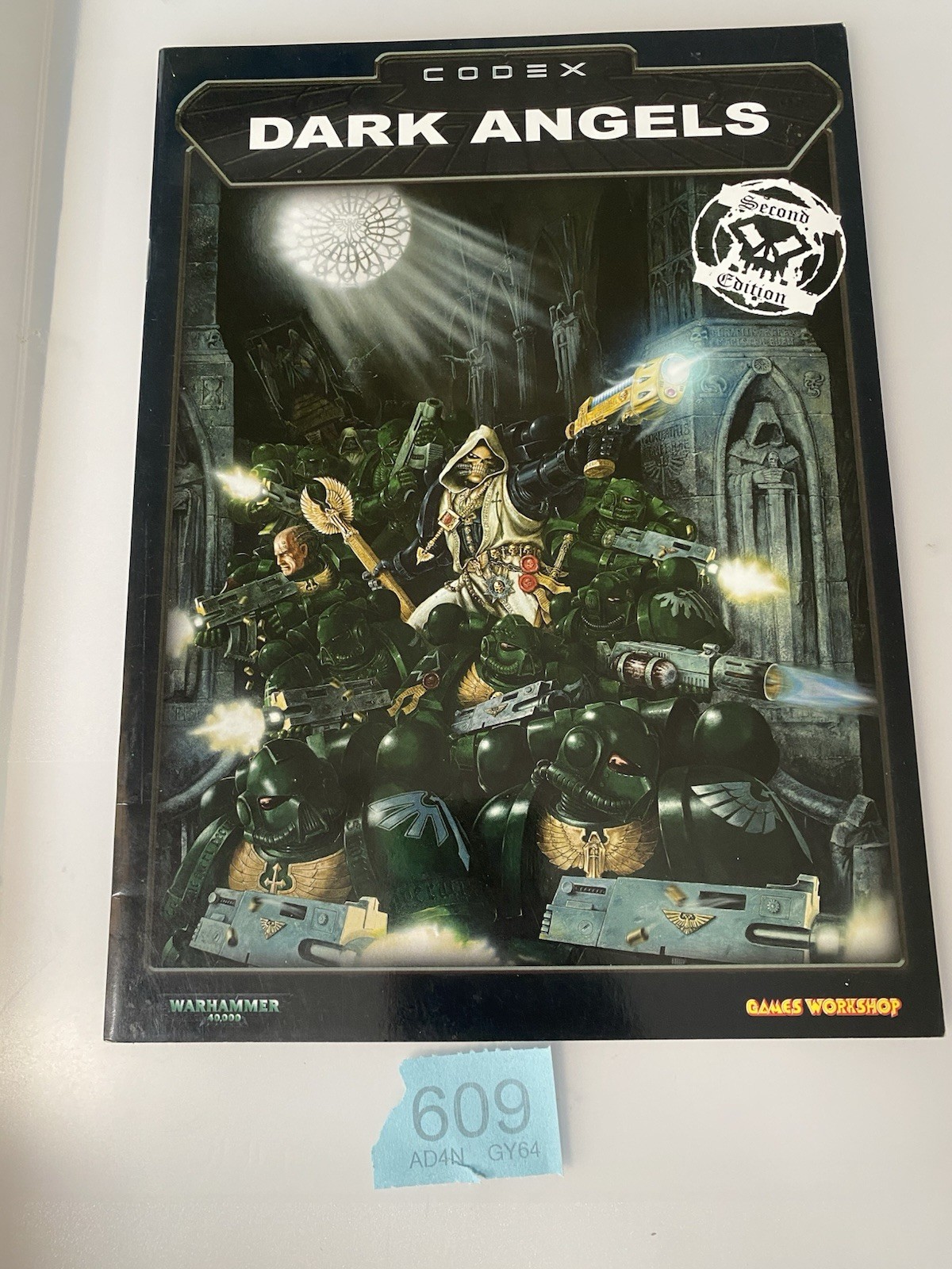 40k 3rd Ed Dark Angels Codex, OOP Softcover Book, V. Good Condition