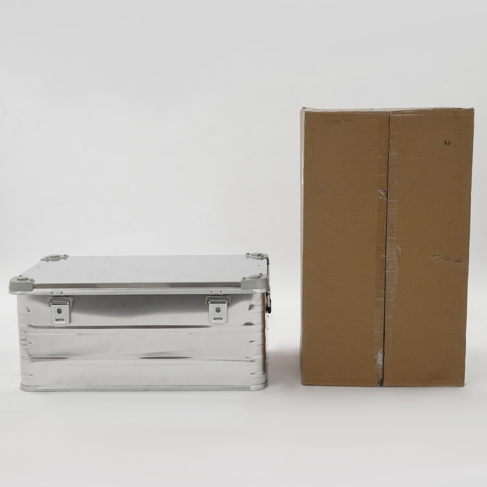 Aluminium Box, Splashproof, Dustproof, Stackable, Transport Box with Handles