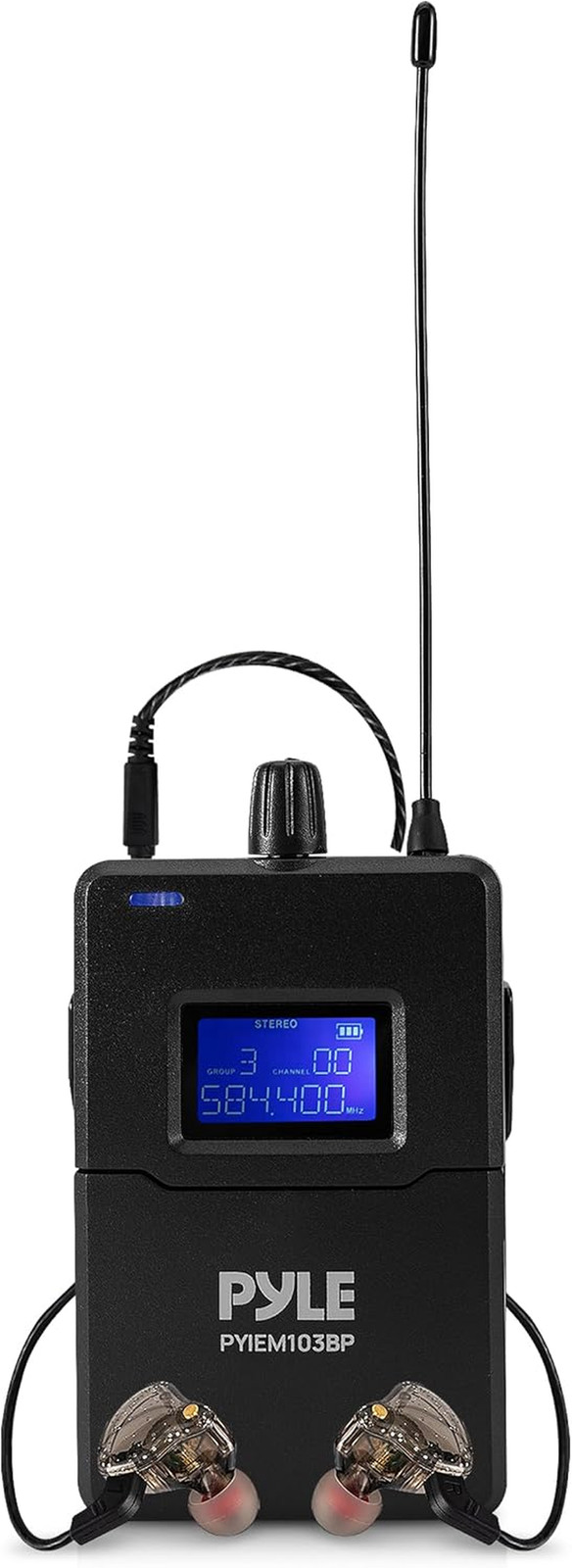 Wireless In-Ear Monitor Bodypack Receiver – IEM in Ear Monitor System with Dual