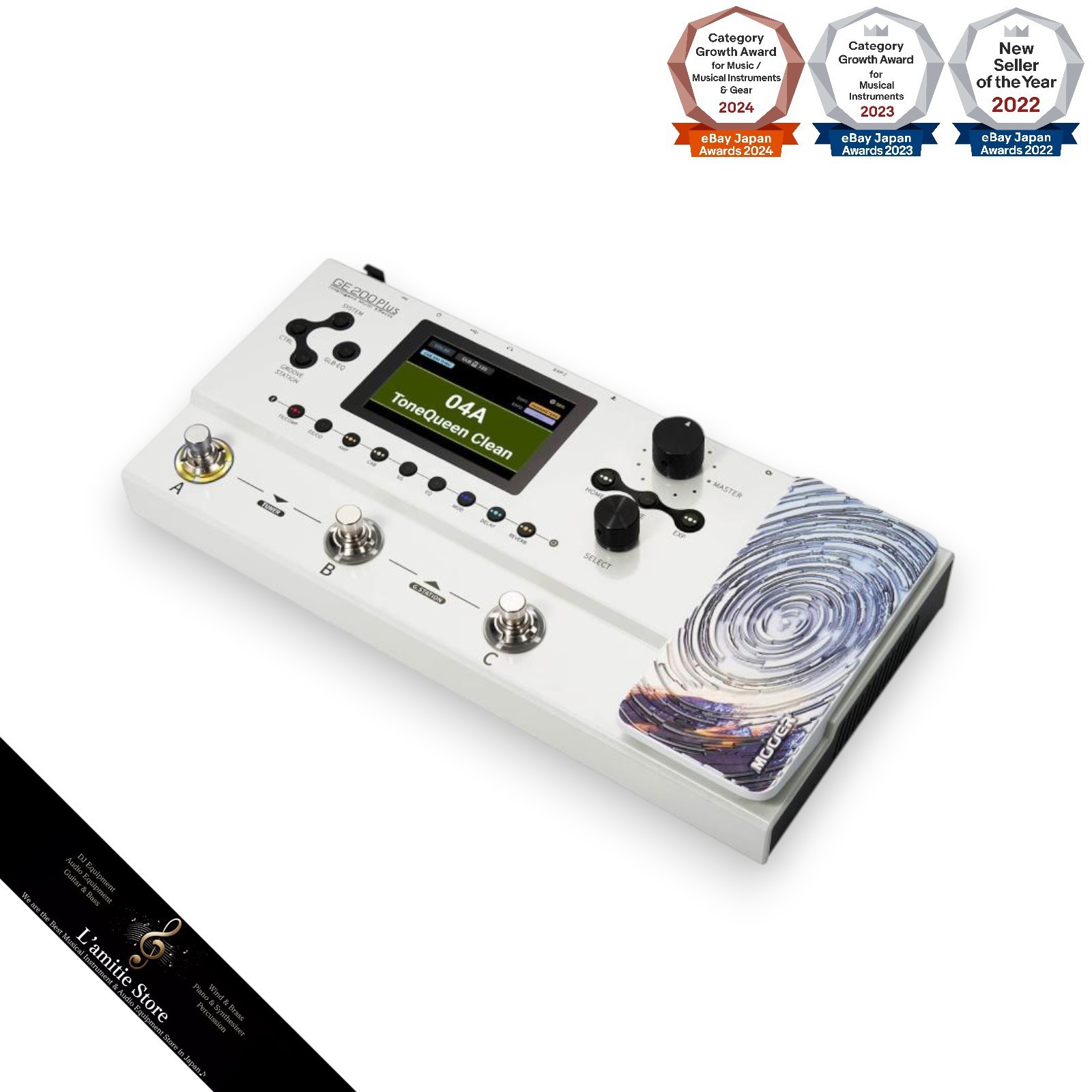 MOOER GE200 Plus Multi Effector GE 200 Amplifier Japan Rare New