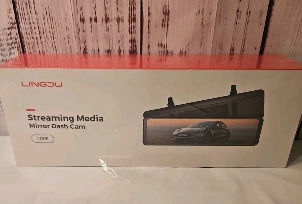 New Sealed LINGDU LD05 12" Mirror Dash Cam
