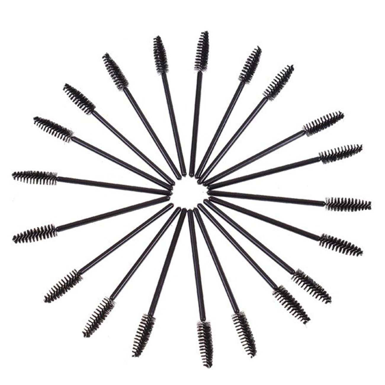 200 PCS Disposable Eyelash Brush Mascara Wands Spoolies for Eye Lash Extension,