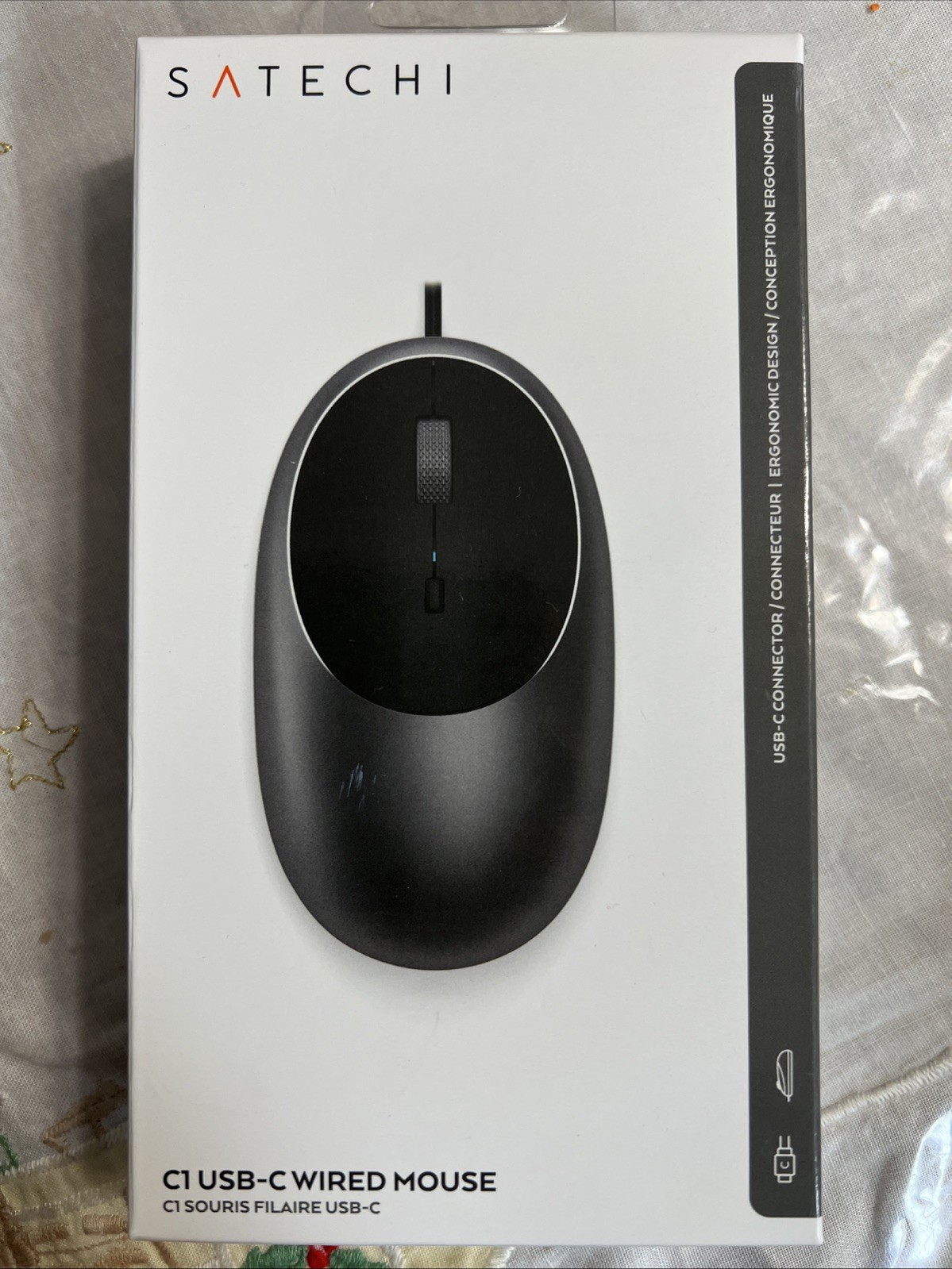 Satechi Aluminum C1 USB C Wired Mouse Optical Computer Mouse